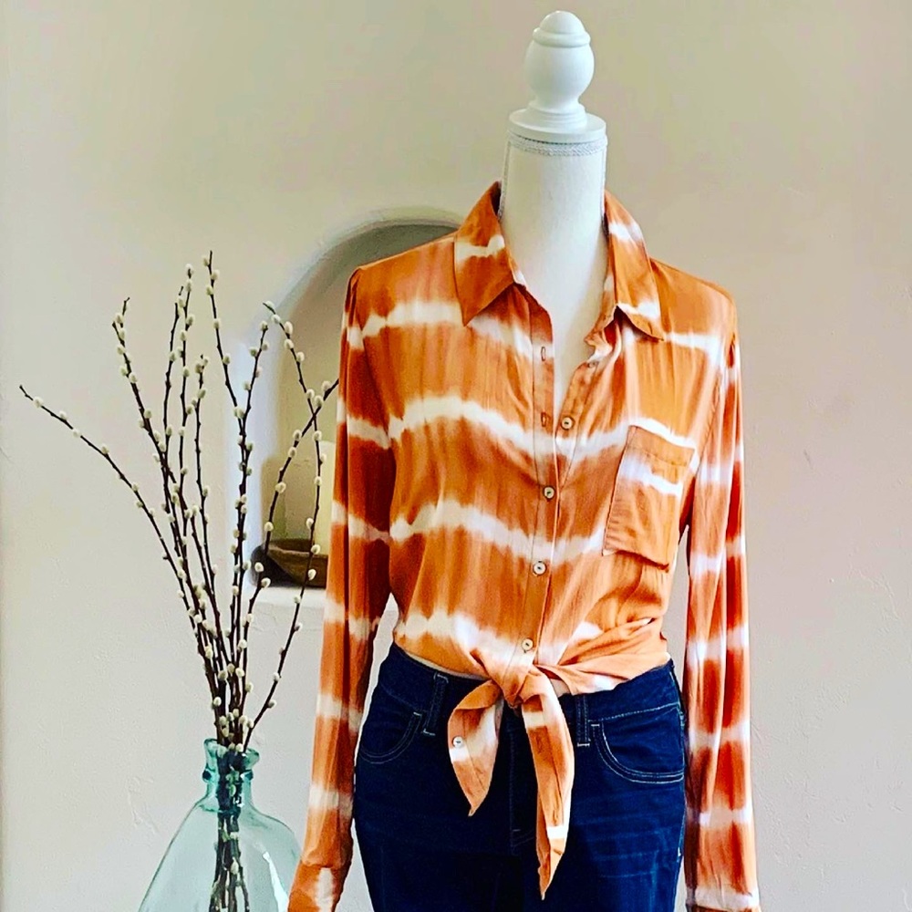 Tie Dye Button Down